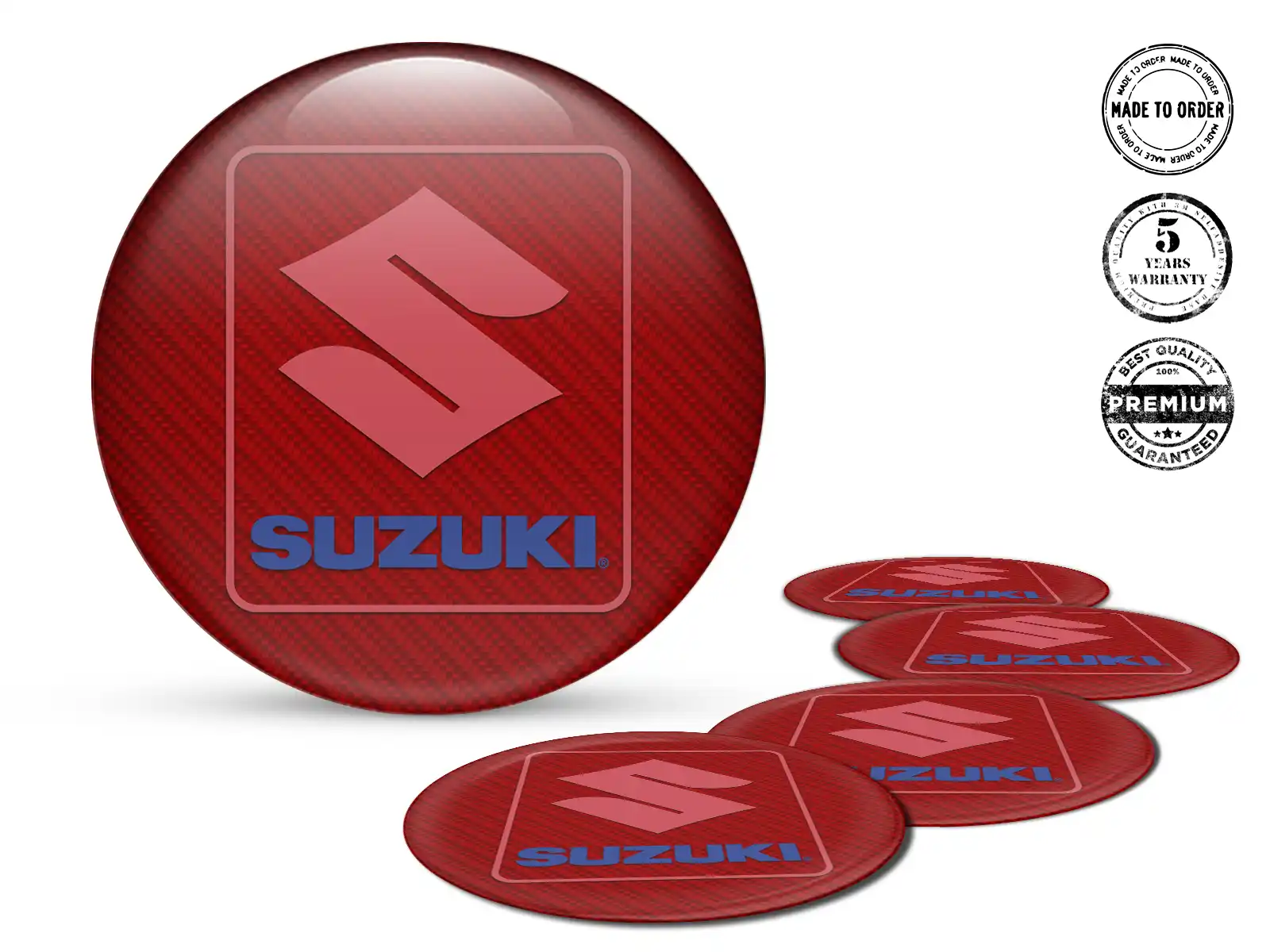 Suzuki Wheel Emblems Precision Interstellar Cascade